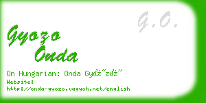 gyozo onda business card